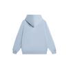 Li Ning Sports Fashion Series Solid Color Loose Fit Hooded Pullover Long Sleeve Sweatshirt Unisex Sweatshirt Mist-Blue AWDR498-12