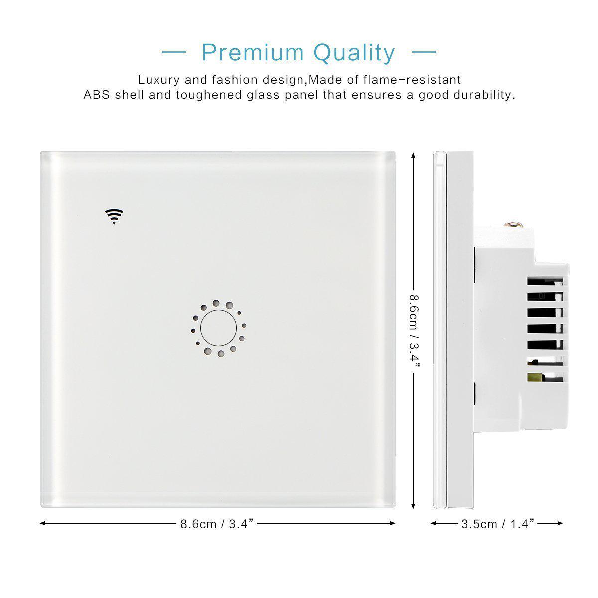 Universal WiFi Smart Touch Switch with Alexa Voice Control
