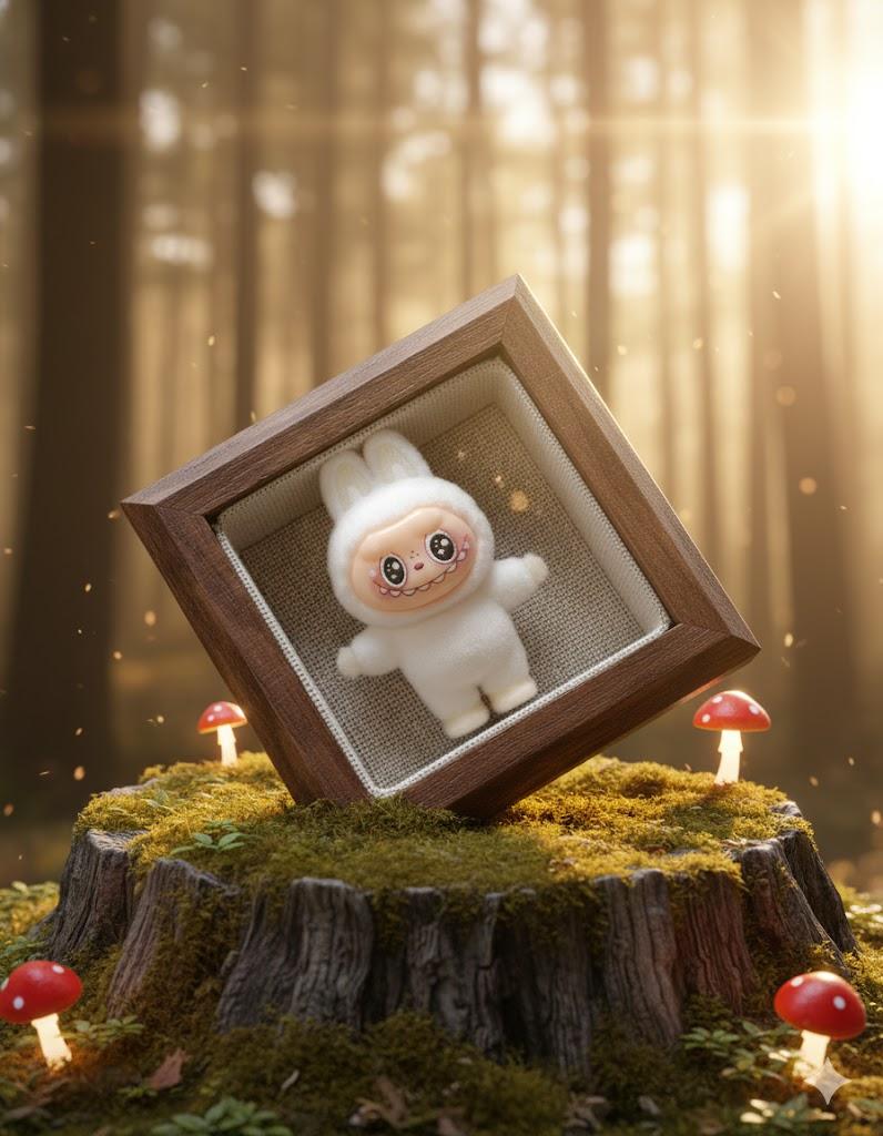 Фигурка Лабубу Labubu The Monsters монстр игрушка детская пушистая белая 4 см