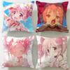 Classic Anime Puella Magi Madoka Magica Cushion Cover Soft  EasyWash Pillow Case  Versatile for Couch Bed Travel and Office