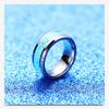 8MM Stainless Steel Natural Turquoise Fashion Ring - Versatile Personality Style
