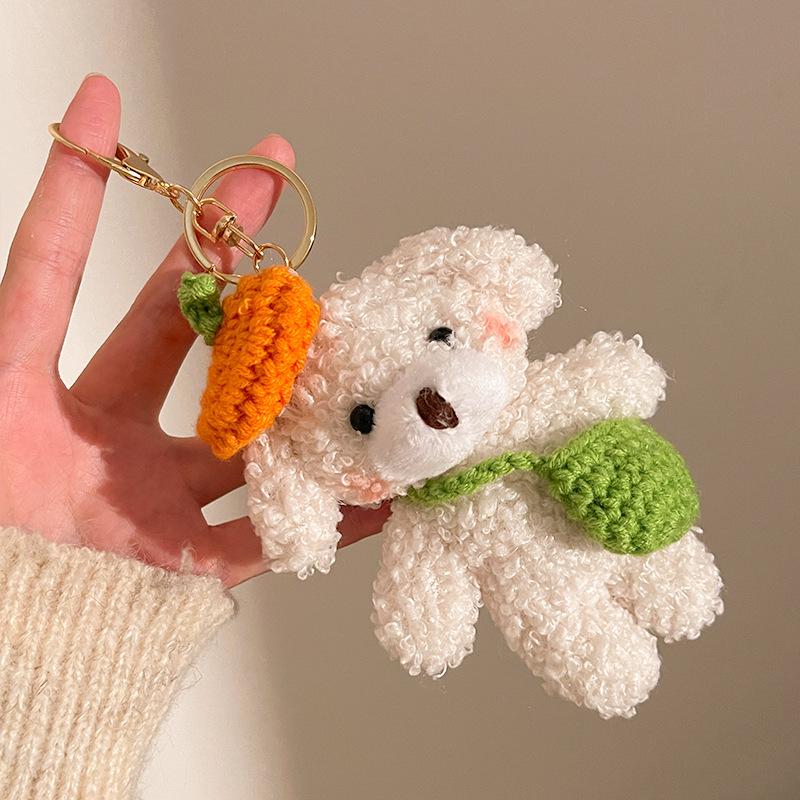 Cartoon Plush Keychains & Girls' Bag Accessories - Small, Versatile Gifts