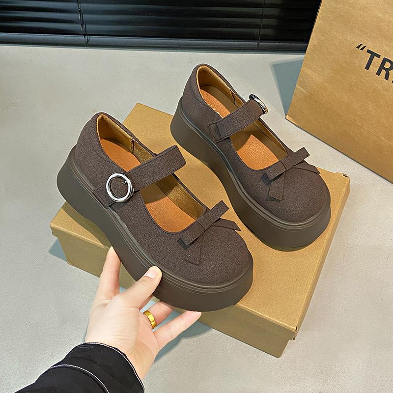 Fashion Summer Shoes Ladies Female Footwear Clogs Platform Oxfords Women's 2024 New Dress Creepers Leather Mary Janes Shoes Woman Flats