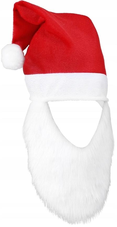 Santa Claus Hat With Beard, Size 29X36 1 Piece