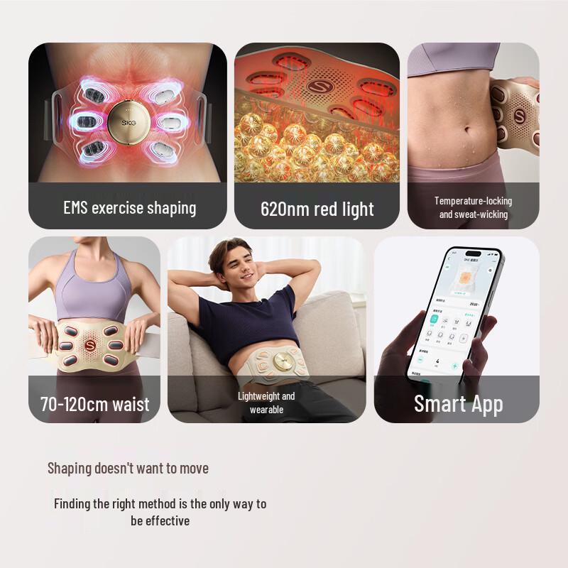 SKG K7 Smart Wireless Waist & Back Massager CN plug (adapter included)