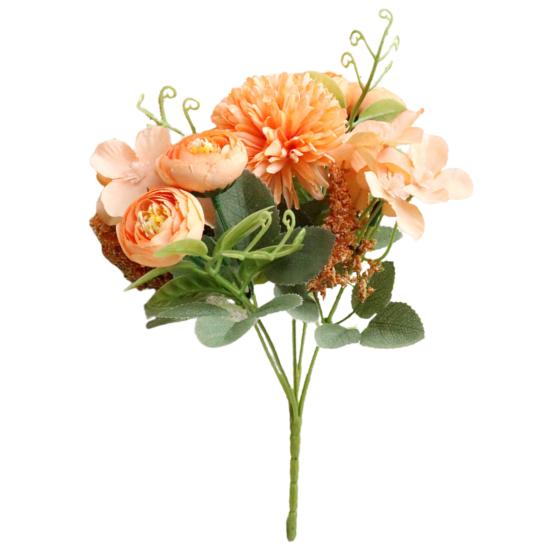 1 kytice Fantastická umělá květina Neblednoucí roztomilé svatební rekvizity Falešná kytice květin