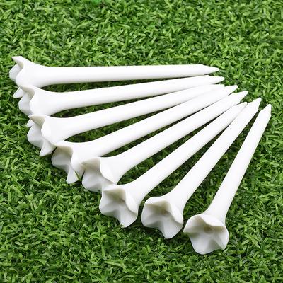 10 buc 70 mm 83 mm lungime tricouri profesionale tricouri de golf din plastic 4 gheare tricouri de golf din plastic durabil Accesorii de golf pentru jucători de golf