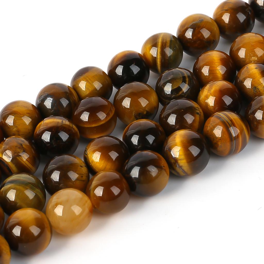Natural Stone Pink Quartz Amethyst Turquoise Agates Round Loose Beads For Jewelry Making Bracelets DIY Accessories Natural Beads