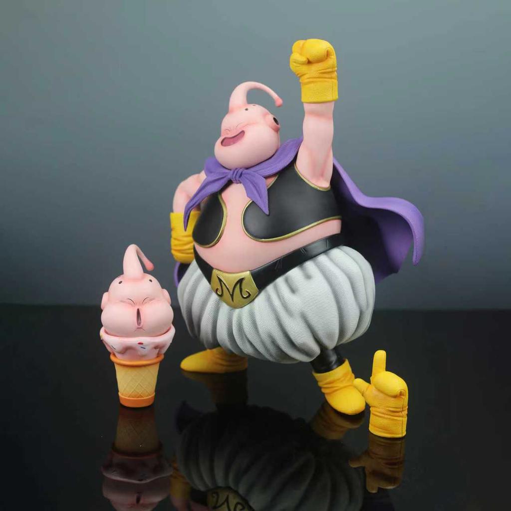 32cm Anime Figure Majin Buu Peripheral Pvc Model Replace Header Statue Desktop Decoration Ornaments Kids Gifts Toys