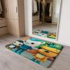 Anime The Octonauts Floor Mat Flannel Door Mat Non-Slip Absorbent Washable Indoor Home Rug