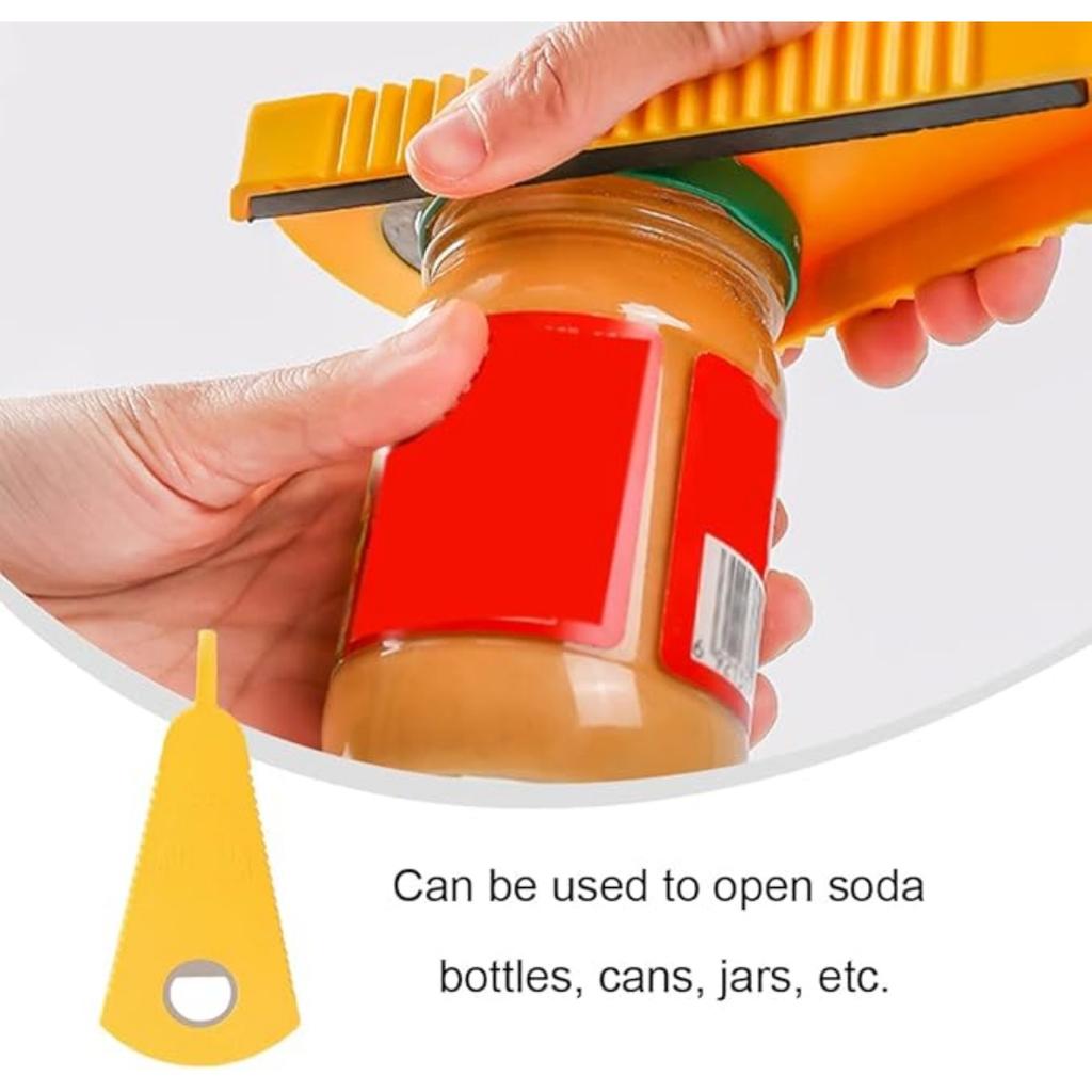 Otvírák na sklenice, multifunkční protiskluzový otvírák na lahve pro slabé ruce, bez námahy, otvírák na sklenice pro seniory s artritidou, držák na sklenice