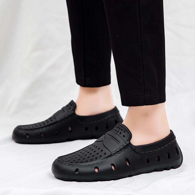Men's Sandals Summer Comfortable Men Loafers Non Slip Driving Shoes Casual Beach Shoes Eva Slippers Man Shoes