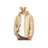 Anta Comfortable Casual Simple Hooded Loose Lightweight Down Jacket Men Outerwear Cream-Coffee 152447955-1