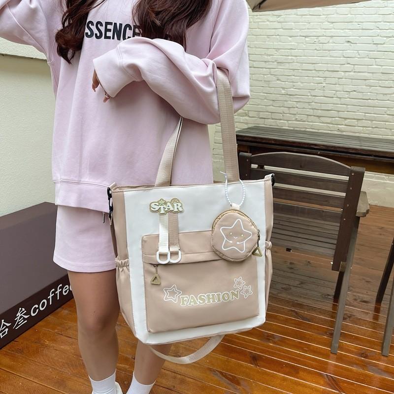 Youth Campus Crossbody Bag In Nylon For Teen Girls And School Activities