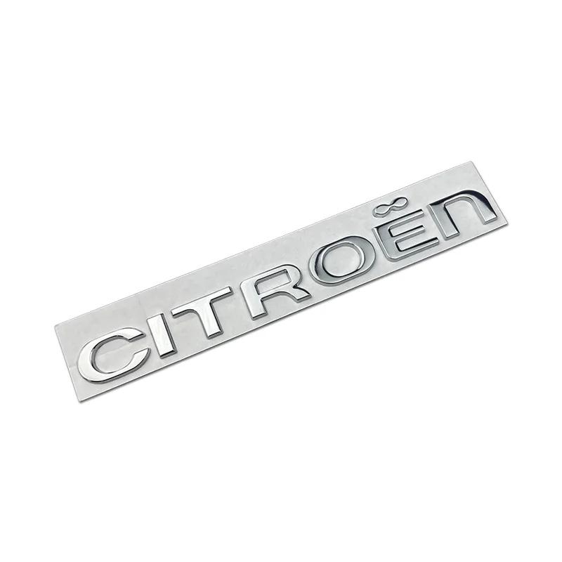 Metallplakette Auto Heckklappen-Emblem für Citroen C4 C3 C5 C1 DS3 DS5 DS4 Jumper Xsara C-Elysee Picasso Nemo Aufkleber Zubehör PR7