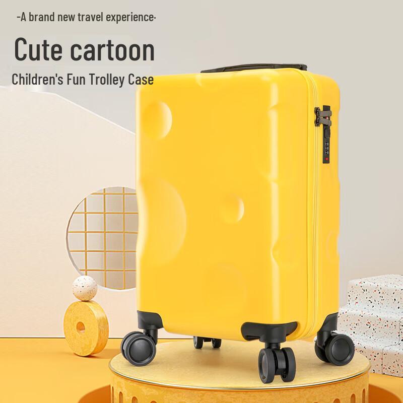 

X.X.PIE Kids Cheese Design 18-inch Luggage