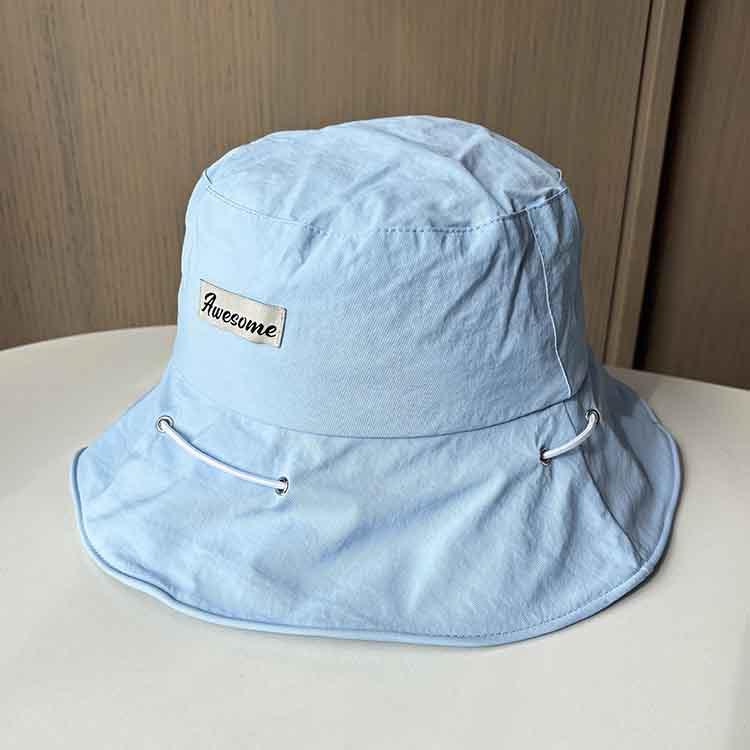 New spring and summer fisherman's hat children variable bag with small face foldable basin hat outdoor sunshade and sun protection hat