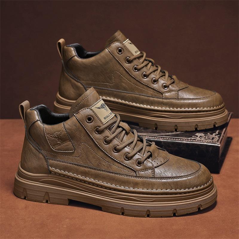 

Winter new British tooling outdoor boots retro high-top trendy men s Martin boots 39