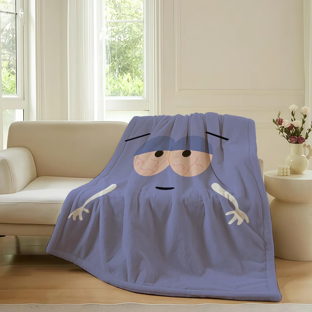 Cartoon cute T-Towelie Blanket For Sofa Office Bed Plane Travel Sleep Read Relax Camping Soft And Warm