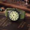 Men's Military Watch with Nylon Strap, Waterproof, Luminous Analog Display, Calendar, Upgraded Edition, Simple and Stylish Sports Watch, 1224 Quartz