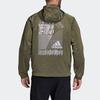 Adidas Jackets Men's Ruins Green Hooded Moderate Other FI0618