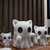Yousheng 2/3/5Pcs Ghost Cat Garden Statue Halloween Pet Figurine Horror Festive Atmosphere Halloween Party Decor