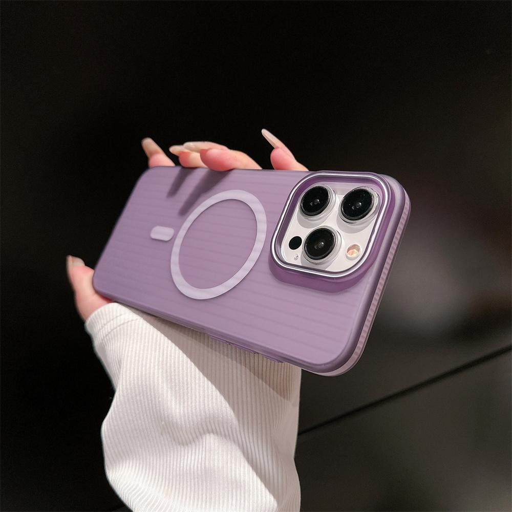 Fashion Translucent Magnetic Case For Magsafe Wireless Charging For iPhone 15 14 Plus 13 12 Pro Max Shockproof Bumper Back Cover