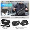 MALFY New Waist Bag with Reel Waterproof Large Multifunctional Crossbody Single Shoulder Waist Pouch Keychain, Zipper, Capacity, Bag, Bag, (Black)