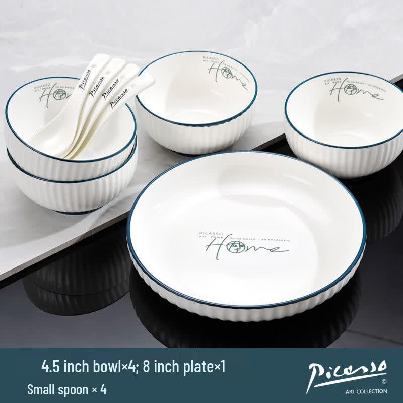 Pimio HOME Series 9-Piece Ceramic Tableware Set