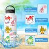 50 Cartoon Dwarf Cake Stickers Shrimp Skin Children's Cute Creative Dwarf Stickers