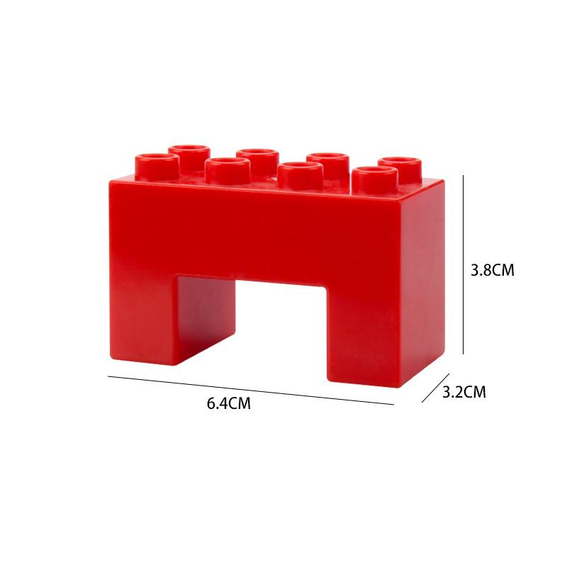 Duże Klocki Model Zamku Dom Akcesoria Pokój Dachówki Hurtowo Most Kompatybilne z Klockami Dzieci Zabawki DIY