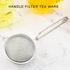 Stainless Steel Fine Mesh Teas Filter Rustproof Spoon Teas Strainer Kitchen Accessories Household Teas Brewing Gadget