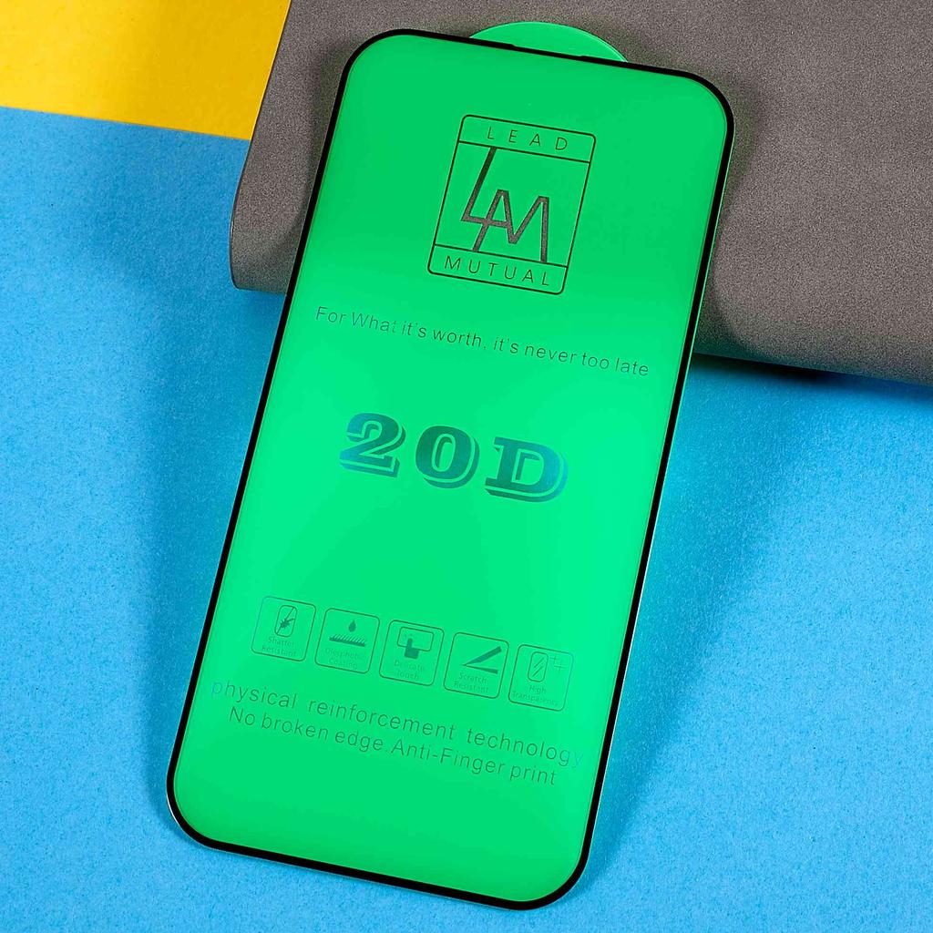 For iPhone 14 6.1 Inch Tempered Glass Screen Protector Explosion-Proof 20D Silk Printing Full Screen Film