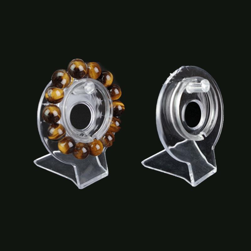 1Pcs Clear Jewelry Bracelet Display Holder Bangle Organizer Rack