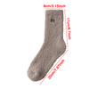 5 Pairs Women's Plush Thermal Winter Socks Ladies Thick Warm Plush Sleep Socks Cozy Mid-Calf Floor Socks