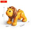 NEW Big Size Building Blocks Accessories Figures Animals Block Dinosaur Kangaroo DIY Bricks Assembly Toys For Children Kids Gift