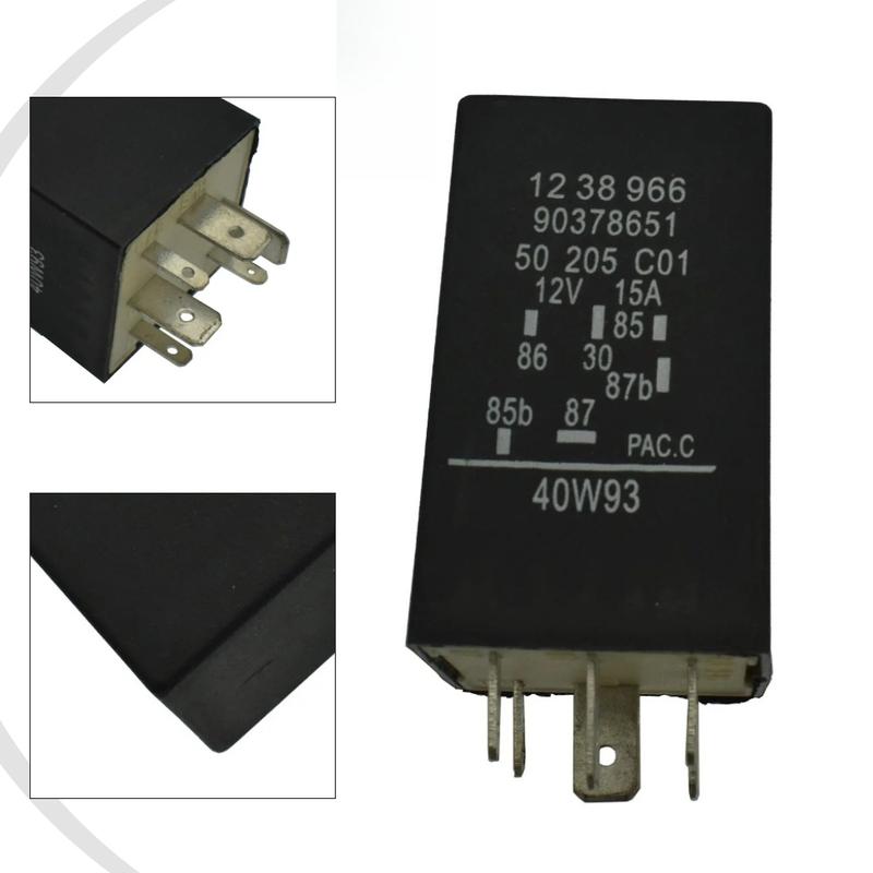 12V Relay 6-Pin Relay Car Maintenance 12V Car Fuel Relay Electronic Component Electronic Components Non-deformation