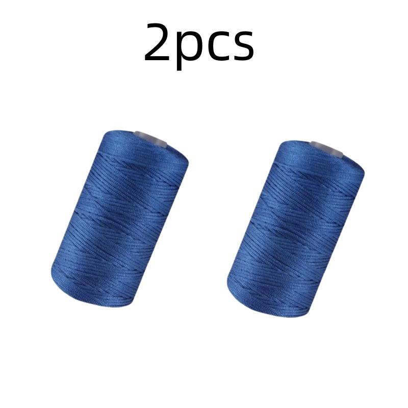 New Summer Crochet Yarn 1.5mm Thin Ice Cotton Thread for Hand Knitting Bag Hat Shoes 100g Hollow Line Colorful Nylon Cord