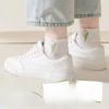 Lolita Socks for Women's Spring and Summer, Low-top Tulip White Short Socks, Sweet Student Cotton Socks