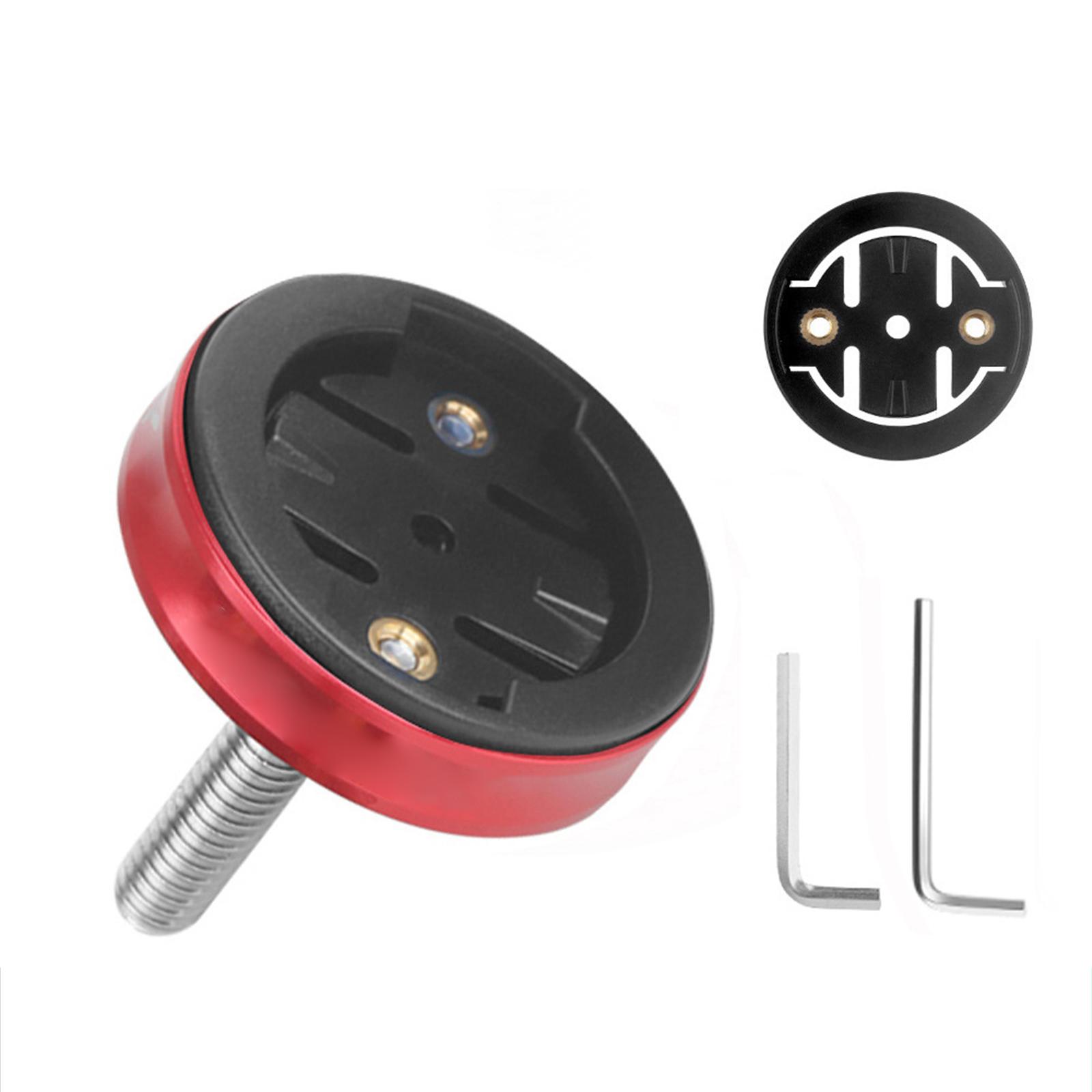 

Angle Adjustable GPS Computer Holder for Garmin/Bryton/Wahoo/XOSS/IGPSPORT Aluminum Bicycle Stem Top Caps Mount Bracket C