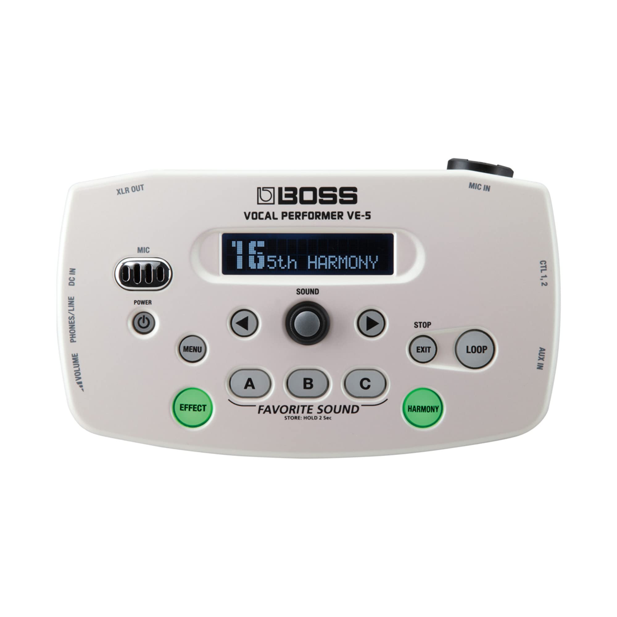 

BOSS Вокальний performer VE-5-WH