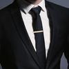 Gentlemen Engraved Alloy Tie Clip Wedding Party Jewelry Brass Gold Tie Bar Clip