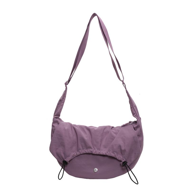 Hobo Bag für Damen, einfarbig, Umhängetasche, Schultertasche, Unterarmtasche