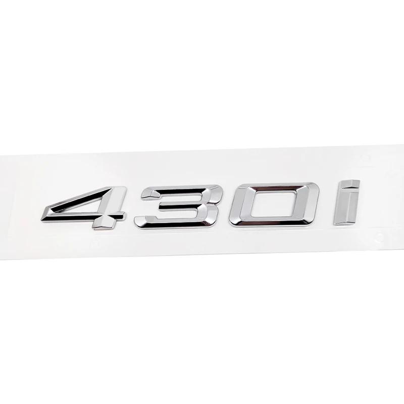 ABS Samochód Tylny Bagażnik Litery Logo Odznaka Emblemat Naklejka Dla BMW Seria 4 420i 425i 428i 430i 435i 440i 450i F30 F32 F33 F36 G26 G22