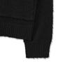 Noirer Boucle 80S Oversized Cardigan (Black)