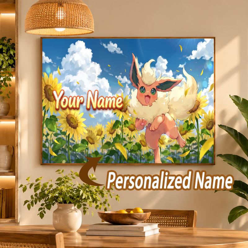 flareon Custom Name Diamond Painting Personalized 5D Full Drill DIY Diamond Art Home Decor