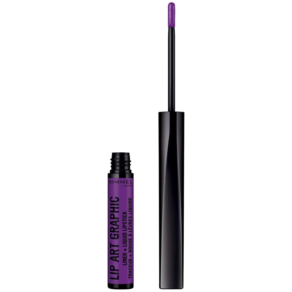 Rimmel Liquid Lipstick and Pencil Lip Art Graphic - 