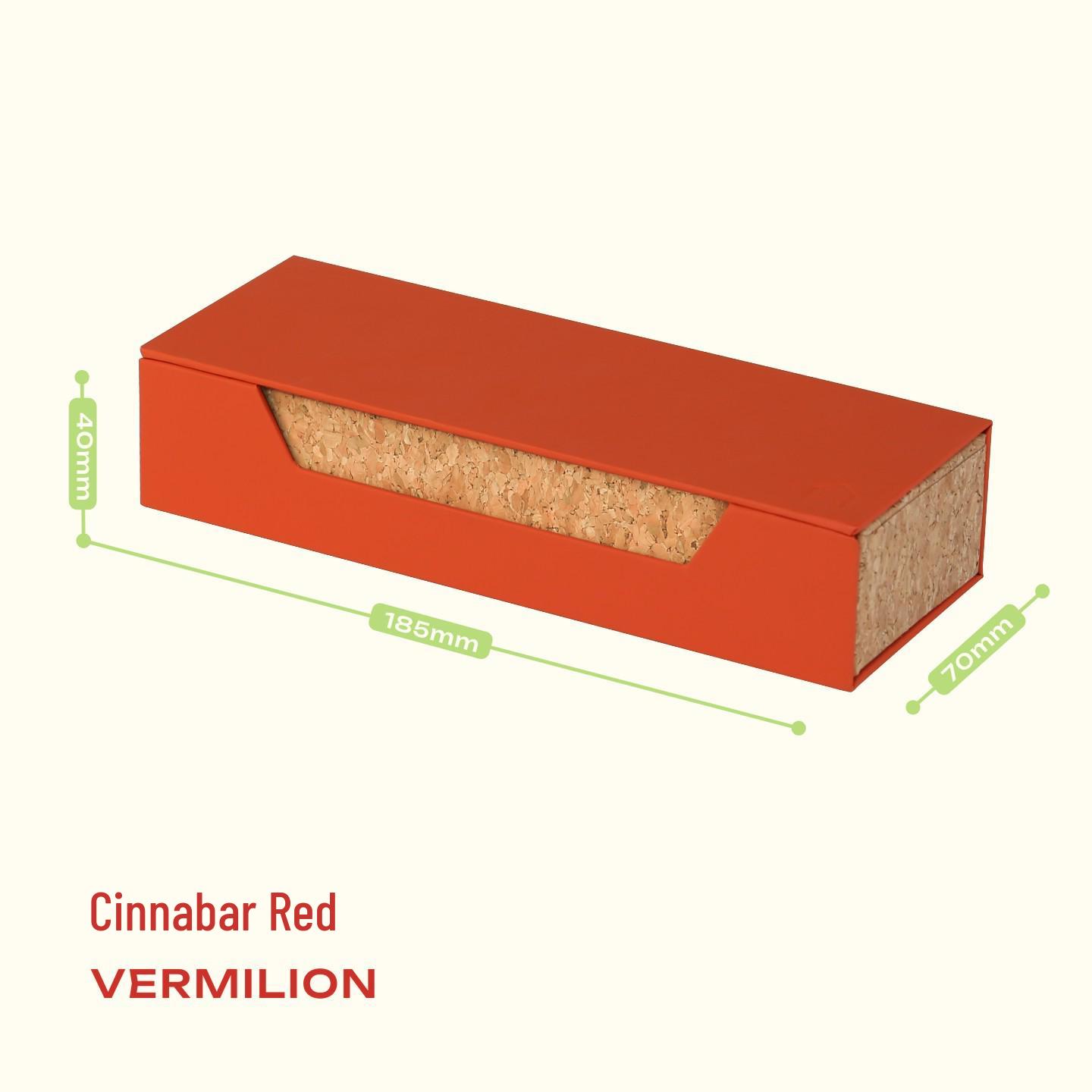 Eco-friendly Cork Stationery Box: High-end Wood Storage & Magnetic Pen Case