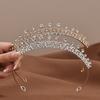 Hair Jewelry Wedding Hair Jewelry Shiny Princess Tiara Diadem Crystal Bridal Crown  Party
