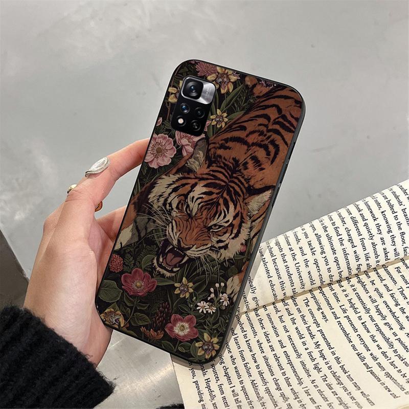 

Phone Case For Xiaomi Redmi note 14 Pro 14 13 12 11 10 Pro 14S 12S 11S Redmi 14C 13C 10 Tiger Art Redmi Note 13 Pro 5G